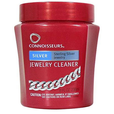 connoisseurs cleaner jewelry silver solution sterling oz 235ml ounce pack walmart