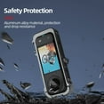 thumbnail image 2 of Metal Protective Frame Snap-On Closure, Compatible with Action Mount Accessories for Insta360 X4, 2 of 9