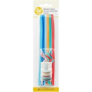 WILTON STRAIGHT & CURLY CANDLES 20 PKG