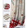 thumbnail image 6 of Valentines Black Out Curtains 54 Inch Long, Short Curtains for Small Window, Pink Red Love Heart Gnomes Eucalyptus Retro Room Darkening Farmhouse Window Curtains for Kitchen Bedroom 42"x54" 2 Panels, 6 of 8