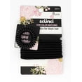 thumbnail image 2 of (5 pack) Scunci Black Elastics 8 pcs With Spiral Ponytailer, Pack of 2, Packaging may vary, 2 of 2