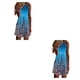 thumbnail image 4 of Vestido corto informal estampado para mujer Qarigey con cuello Halter verano S M L XL 2XL 3XL 4XL 5XL, 4 of 6