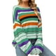 thumbnail image 1 of Gibobby Casual Suéter para Mujer, Suéter Ligero de Cuello Redondo Suéter para Mujer, para otoño e invierno(Verde,G), 1 of 5