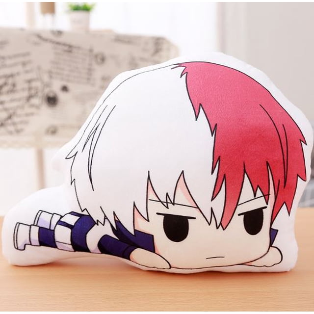 Lovely Cartoon Anime Plush Toys Bakugou Katsuki Todoroki Shoto Midoriya Izuku Bolster Plush Boku No Hero Academia Pillow340cm Deng Xun unisex