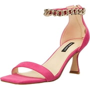 NINE WEST Womens Palace2 Heeled Sandal 9.5 Electric Pink