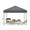 Gray, variant on Riedhoff Pop up Canopy Tent 10 x 10 ft Brown Canopy, Outdoor Canopies