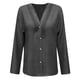 thumbnail image 3 of Camisas de Cuello de la Tripulación de Manga Corta para las Mujeres Lino Color Sólido V-Cuello Botón-Abajo Blusa, Manga Larga Top Casual para la Primavera Y el Verano, 3 of 5