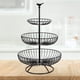 thumbnail image 3 of Cesta de 3 niveles de alambre de Metal Sunnimix para frutas verduras aperitivos dulces, 3 of 7