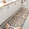 thumbnail image 5 of JONATHAN Y AMALFI COAST 2 x 8 Runner Rug, Flora Abstract Bold Mandala - Red/Blue/Yellow, AMC112A-28, 5 of 9