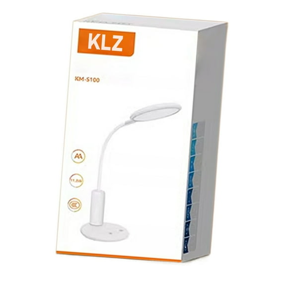KLZ Desk lamps, LED Desk Lamp with Flexible Gooseneck 3 Level Brightness, Battery Operated