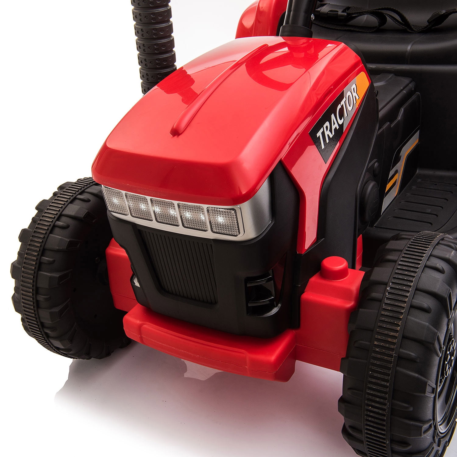 Private Jungle 35W/12V Kids Tractor, Electronic Ride On Tractor, Kid Tractor Vehicle with LED Lights, Red