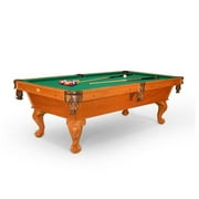 Livingston 8-foot Billiard Table -- Honey, Green Felt