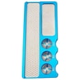 thumbnail image 4 of Herramienta de mantenimiento de tacos de billar de aleación de aluminio duradera para dar forma a la punta del taco de billar Azul, 4 of 9