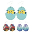 thumbnail image 3 of SPRING PARK Women Easter Lightweight Happy Easter Teardrop Earrings Dangle Drop Earrings, 3 of 7