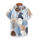 thumbnail image 3 of Ceisia Easter Graphic Print Shirt Men's Relaxed Fit Short Sleeve Button-Down Casual Top with Pocket White XXXXXL Gifts, 3 of 5