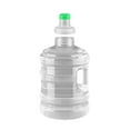 thumbnail image 4 of Botella dispensadora de agua, contenedor de almacenamiento de agua, jarra de un galón con asa, barril de agua pura de gran capacidad para el hogar y 15L Redondo, 4 of 8