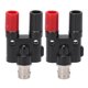 thumbnail image 2 of Adaptador tipo banana BNC, 2 piezas BNC hembra a BNC hembra a conector tipo banana dual BNC a conector tipo banana Funcionalidad inteligente, 2 of 8