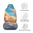 thumbnail image 5 of Balery Cloud Sleeping Cat Pattern Car Seat Cover - Soft & Breathable Front Premium Covers with Non-Slip Protector Fits Most Automotive, Vans, SUVs, Trucks - 1 Unit, 5 of 5