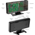 thumbnail image 4 of Clearance! VALSEEL Projection Alarm Clock, Multifunctional LED Temperature and Humidity Display, Intelligent Electronic Clock, Time Memory, Bedroom Desk Clock, 4 of 7