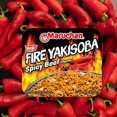 thumbnail image 4 of Maruchan Yakisoba Fire Spicy Beef Flavor 3.99oz Instant Cup Noodles Japanese Home Style Stir Fry Noodles Convenient and Microwavable Great for Snacking Lunch or College Gift Package Pack of 4, 4 of 8