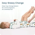 thumbnail image 3 of Saco de dormir TOTBASIC para niños pequeños 2t-3t-4t 1.0 TOG sin mangas, paquete de 1, 3 of 8