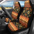 thumbnail image 2 of POLERO Easy to Install Front Seat Cover for Sedan, Waterproof Breathable Vehicle Seat Covers Polyester 2 Pack, Floral Geometric Birds, 2 of 13