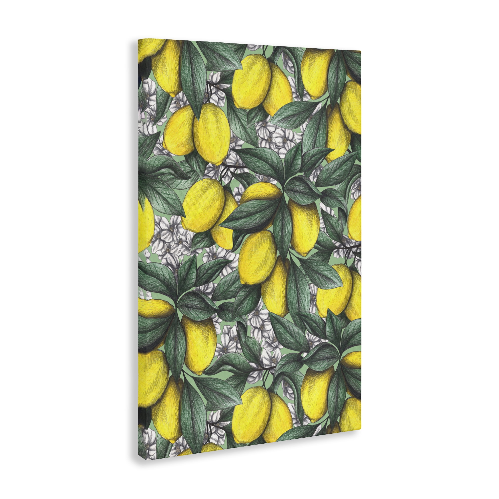 Under The Lemon Tree Canvas Wall Art, design by Cecilia Battaini