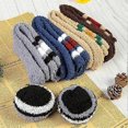 thumbnail image 2 of 5 Pairs Men's Socks Fluffy Slipper Soft Thermal Socks Warm Fuzzy Winter Present for Men Women, 2 of 5