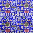 thumbnail image 1 of oneOone Velvet Lapis Blue Fabric Medical Doodle Sewing Fabric By The Yard Printed Diy Clothing Sewing Supplies 58 Inch Wide, 1 of 4