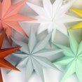 thumbnail image 4 of Estrella de Navidad Puerta de estrella plegable de papel Colgante Decoración de fiesta Árbol Topper Blanco Sunnimix estrella de papel colgante de navidad, 4 of 8