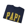 thumbnail image 3 of Papi Sweatshirt Gifts Crew Neck Shirt Long Sleeve Unisex, 3 of 5