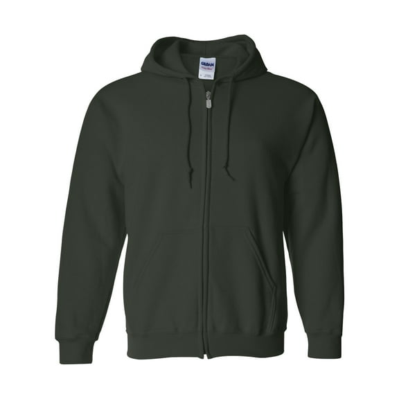 Gildan Full Zip Hooded Sweatshirt for Men Size up to 3XL