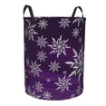 thumbnail image 2 of Daiia snowflake Gradient Purple Laundry Hamper With Handles Large Storage Basket/Toy Organizer/Dirty Clothes Collapsible Waterproof For College Dorms, Bedroom,Bathroom, 2 of 8