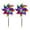 Multicolor, variant on 2Pcs Large Octagonal Reflective Wind Driven Bird Repellent Windmill Dual Use Kids Toy Outdoor Decor For Balcony Yard Orchard Garden