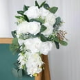 thumbnail image 2 of facefd Artificial Bride Hand Stick Flower for Anniversary Wedding Decorations, 2 of 5