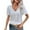 White, variant on Honeeladyy Sequin Tops for Women,Short Sleeve V Neck Sparkly Blouses Loose Fit Shimmer Glitter Shirts for Party Nightclubs Gift White L