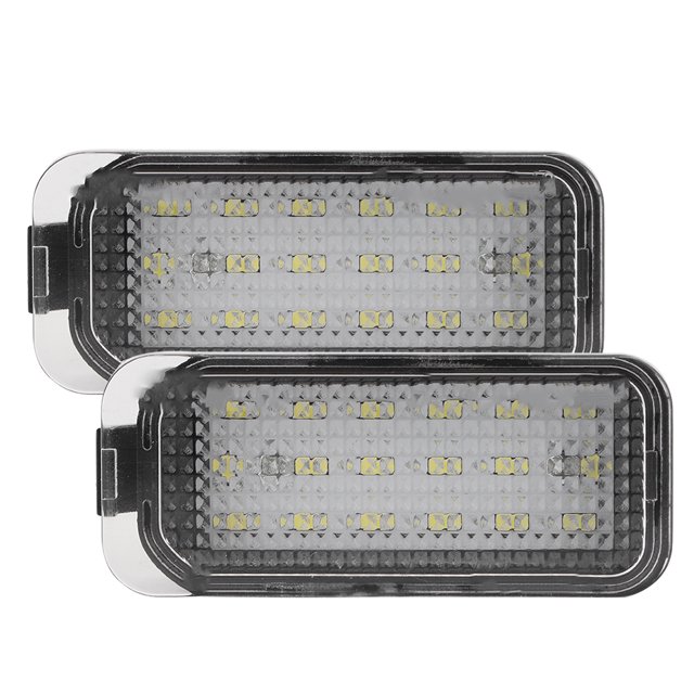 1 par de luces de Panel de matrícula DC12V 3200K 18 LED aptas para Focus DYB 10-