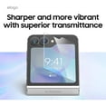 thumbnail image 4 of elago Flex Window Glass Screen Protector Compatible with Samsung Galaxy Z Flip 6, Z Flip 5 - Anti-Fingerprint, Shatter-Proof, Scratch Protection, Crystal Clear Clarity, Bubble-Free, 4 of 7