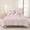 Pastel Pink, Blush Pink, variant on 3 Pieces Queen Quilt Set,Ocean Shell Conch Starfish Soft Bedding Sets with 1 Quilt & 2 Pillow Shams,Coastal Marine Life Sage Green Summer Bedspread Lightweight Coverlet Comforter for All Season
