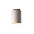 thumbnail image 2 of Justice Design Cylinder Paintable Ceramic Ceiling Flush Mount Light Living Room, Dining Room, Bathroom, Hallway or Office, Ceramic Bisque, 2 of 4