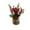 D, variant on Artificial Mini Potted Poinsettia Arrangement Christmas Tabletop Plant Decor Holiday Home Accent Design D