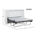 thumbnail image 2 of San Sebastian Cabinet Murphy Bed with Sealy Gel Memory Foam Mattress, 2 of 9
