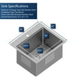 thumbnail image 6 of Karran Usa WST-22-PK1 Elite Workstation 25" Drop In Single Basin Stainless Steel Kitchen, 6 of 6