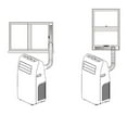 thumbnail image 4 of Air Conditioner Window Kit with Sealing Accessories Portable Coupler Universal 150mm Window Adaptor, 4 of 9