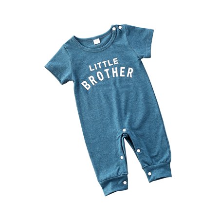 

hirigin Baby One-Piece Jumpsuit Summer Short Sleeve Letter Printed Rompers