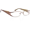 thumbnail image 2 of Womens Optical Eyewear - Rectangle Shape, Metal Full Rim, Red Lust, 2 of 4