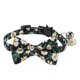 thumbnail image 4 of Greeniant Collar de gato con pajarita y campana, collares florales clásicos para gatitos con pajarita extraíble, Collar ajustable para gatito, cachorro, Juguetes para gatos No. 4 Greeniant PT002755-04, 4 of 6
