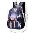 thumbnail image 2 of 16.2In Jujutsu Anime Kaise Backpack with Front Pocket Cartoon Backpacks Travel Laptop Daypack Bags For Men Women, 2 of 8