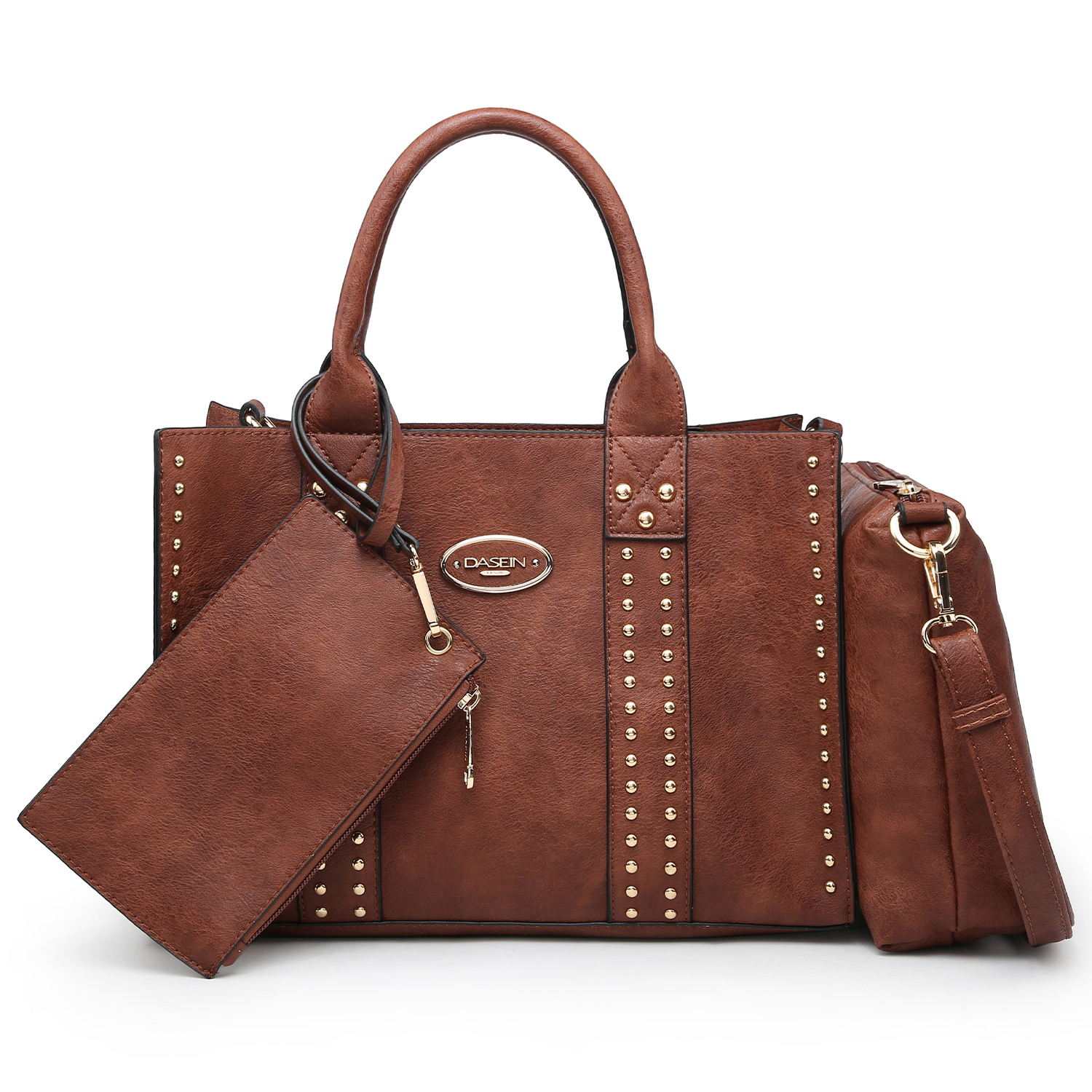 Women's 3Pcs Purse Handbag Shoulder Bag Tote Satchel Hobo Bag Briefcase Work Bag for Ladies