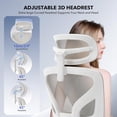 thumbnail image 4 of Office Chair Ergonomic Desk Chair - Home Mesh Office Desk Chair with Adjustable Lumbar Support, High-Back Computer Gaming Chair with Headrest 3D Armrests, Rolling Swivel Task Chairs for Home, Office, 4 of 8